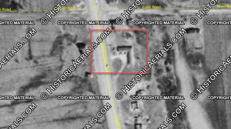 Huron Trail Motel (Richmond Motel) - 1954 Aerial (newer photo)